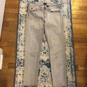 J.Crew Toothpick Skinny Jeans grey size 28